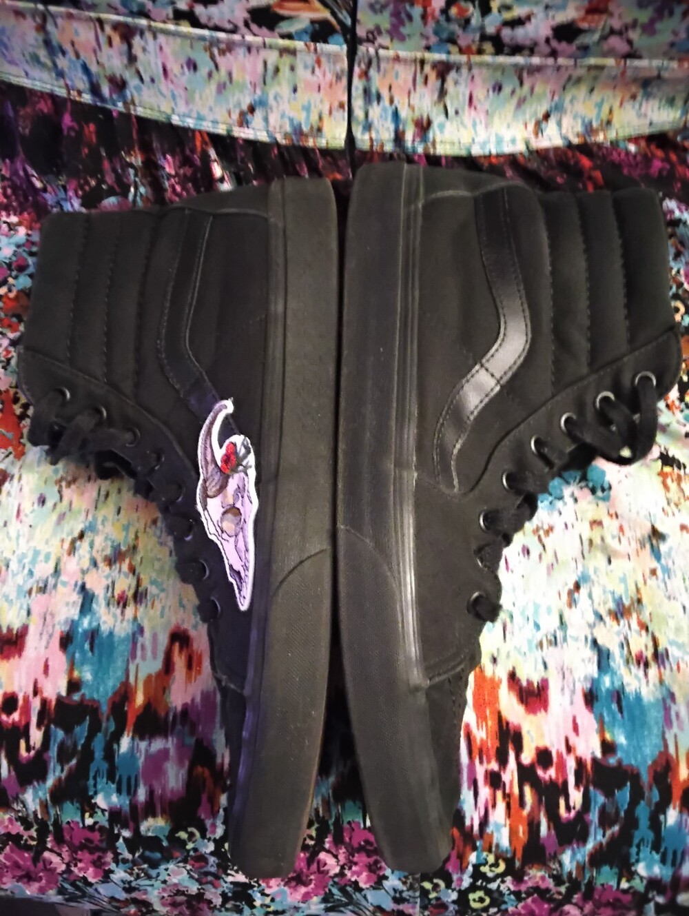 Vans Men's Size 13 Canvas Hightop Skate Sneakers Shoes Black